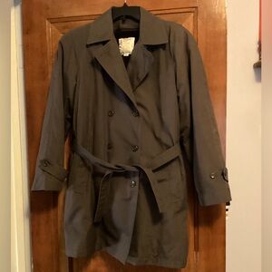 Vintage London Fog Classic Double-Breasted Rain Coat - Brown
